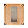 Picture of Portable Outdoor Prefabricated Square Barrel Sauna, Customisable, Corrosion and Moisture Resistant Garden Cabin
