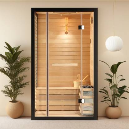 Picture of Customisable Modular Indoor Solid Wood Traditional Dry Sauna Room for Homes, Hotels and Spas