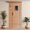 Picture of Single Person Canadian Hemlock Sauna, Commercial Far Infrared Room for Hotels and Clubs