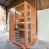 Picture of Customisable Modular Hemlock Dry Sauna, Indoor Traditional, Phone Control with Smart Panel