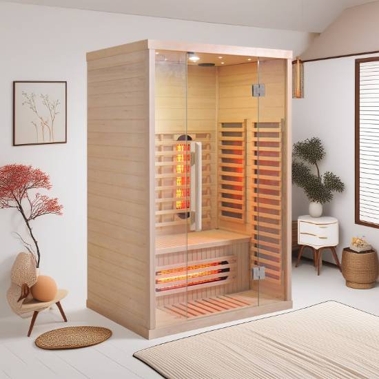 Picture of Customisable Modular Sauna Room with Smart Thermostat and Infrared Light Wave, for Hotels and Homes