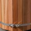 Picture of Caisheng Sauna Cold Plunge Tub, Customisable 304 Stainless Steel Liner with Red Cedar Skirt