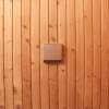 Picture of Indoor 2-Person Carbonised Spruce Traditional Sauna Room with 3kW Heater, for Beauty Salons