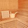 Picture of Portable Outdoor Prefabricated Square Barrel Sauna, Customisable, Corrosion and Moisture Resistant Traditional Dry Sauna