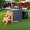 Picture of Customisable Round 304 Stainless Steel Liner Cold Plunge Tub for Indoor or Outdoor Use