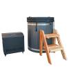 Picture of Customisable Round 304 Stainless Steel Liner Cold Plunge Tub for Indoor or Outdoor Use