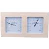 Picture of Sauna Aluminium and Timber Thermometer and Hygrometer for Dry and Steam Rooms