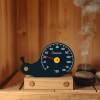 Picture of 2mm Thick Aluminium Thermometer and Hygrometer, Sauna and Steam Room Accessories