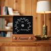 Picture of 2mm Thick Aluminium Thermometer and Hygrometer, Sauna and Steam Room Accessories