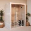 Picture of Customisable Prefabricated Indoor Traditional Dry Sauna Room for 2 People, Hemlock Timber