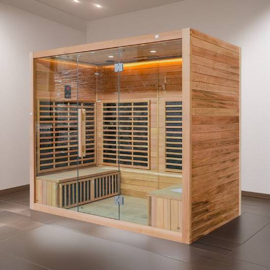 Picture of Single Person Canadian Hemlock Sauna, Commercial Far Infrared Therapy Room for Hotels
