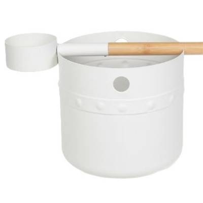 Portable Sauna Water Bucket and Ladle Set, 5L Large Capacity, Multiple Styles, Home Use