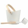 Picture of Traditional Dry Sauna Water Bucket with Ladle, 5L Large Capacity, Multiple Styles