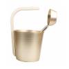 Picture of Traditional Dry Sauna Metal Water Bucket with Ladle, 5L Large Capacity