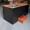 Picture of Single Person Small Ice Bath Tub, Custom 304 Stainless Steel Liner Cold Plunge, Minimalist