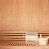 Picture of Portable Outdoor Prefabricated Square Barrel Sauna, Customisable, Corrosion and Moisture Resistant Traditional Dry Sauna