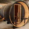 Picture of Customisable Ready-Made Outdoor Barrel Dry Sauna for Hotels and B&B Cabins