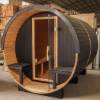 Picture of Customisable Ready-Made Outdoor Barrel Dry Sauna for Hotels and B&B Cabins