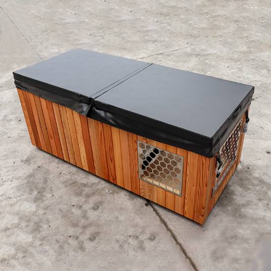 Picture of Caisheng Sauna Cold Plunge Tub, Customisable 304 Stainless Steel Liner with Red Cedar Skirt