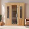 Picture of Single Person Canadian Hemlock Sauna, Commercial Far Infrared Room for Hotels and Clubs