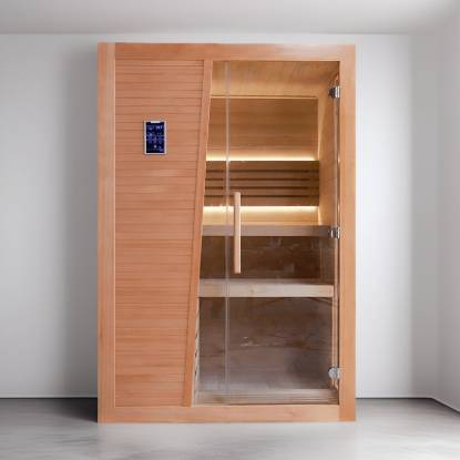 Picture of Customisable Modular Hemlock Dry Sauna, Indoor Traditional, Phone Control with Smart Panel
