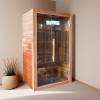 Picture of Single Person Canadian Hemlock Far Infrared Sauna, Commercial Heat Therapy Room for Hotels