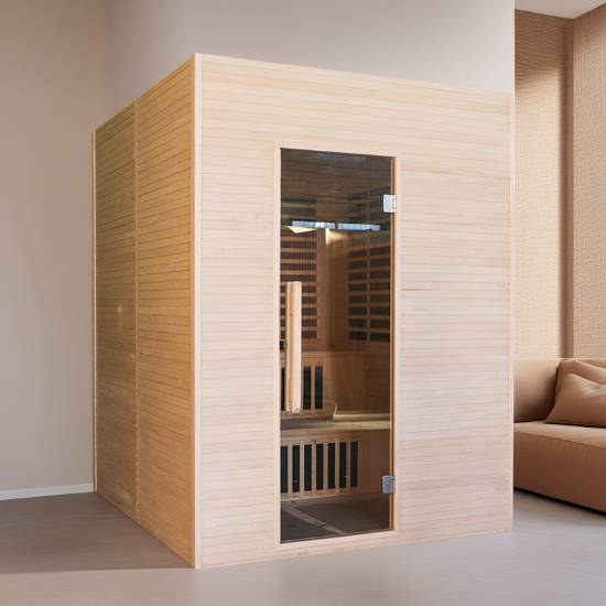 Picture of Custom Hemlock Sauna Room, Commercial Far Infrared Room for Hotels and Clubs