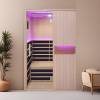 Picture of Premium Two-Person Prefabricated Sauna Room, Demountable, for Home, Hotel and Club, Customisable