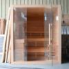 Picture of Canadian Hemlock Traditional Dry Sauna Room, Demountable Design