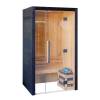 Picture of Indoor 2-Person Carbonised Spruce Traditional Sauna Room with 3kW Heater, Far Infrared, for Beauty Salons