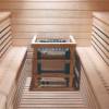 Picture of 6-8 Person Indoor Hemlock or Redwood Traditional Sauna with Cultured Stone Feature