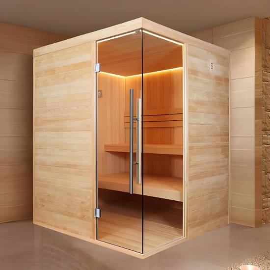 Picture of Portable Dry Steam Generator, Modern 2-4 Person Traditional Far Infrared Sauna Room