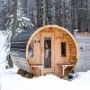 Picture of Outdoor Steam Sauna Room in Hemlock and Red Cedar