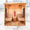 Picture of Gym Steam and Far Infrared Sauna Combination Room, Beauty and Spa Equipment