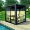 Picture of Mobile Outdoor Sauna with Wood Stove or Electric Heater, Far Infrared, Dry and Steam, with Shower