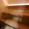 Picture of Modern Outdoor Sauna with Panoramic Glass Door and Timber Finish for Home Spa