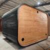 Picture of Luxury 4 to 8 Person Outdoor Steam Sauna with Wood-Fired Heater