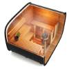Picture of Luxury 4 to 8 Person Outdoor Steam Sauna with Wood-Fired Heater