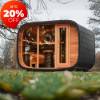 Picture of 4 Person Luxury Outdoor Dry Steam Sauna, Mobile Traditional Home Sauna