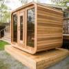Picture of 4 Person Luxury Outdoor Dry Steam Sauna, Mobile Traditional Home Sauna