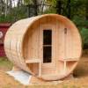 Picture of Outdoor Sauna Room 4-10 People Wood Stove Electric Stove Far