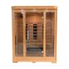 Picture of 2-3 Person Indoor Hemlock Far Infrared Sauna, Low EMF, 6 Carbon Heaters