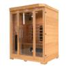 Picture of 2-3 Person Indoor Hemlock Far Infrared Sauna, Low EMF, 6 Carbon Heaters