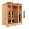 Picture of 2-3 Person Indoor Hemlock Far Infrared Sauna, Low EMF, 6 Carbon Heaters