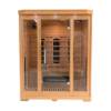Picture of 2-3 Person Indoor Hemlock Far Infrared Sauna, Low EMF, 6 Carbon Heaters