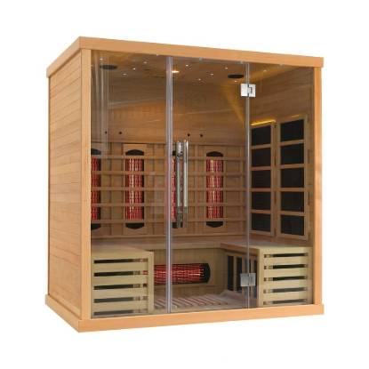 Picture of 4-Person Indoor Traditional Finnish Far Infrared Sauna Room