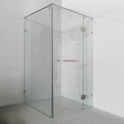 Picture of Custom 304 Stainless Steel Self-Closing Hinge Frameless Swing Door Shower Enclosure