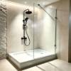 Picture of Custom 304 Stainless Steel Self-Closing Hinge Frameless Swing Door Shower Enclosure