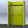 Picture of Custom 304 Stainless Steel Sliding Shower Screen, Titanium Gold, Antique Brass, Rose Gold