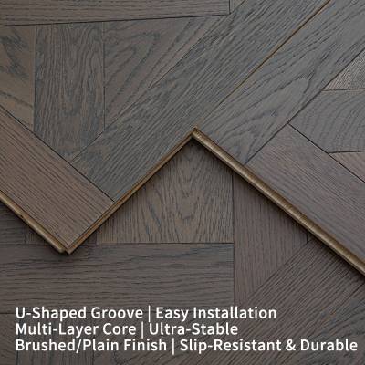 Versailles Series Oak Engineered Flooring 600x600mm, Parquetry, Underfloor Heating